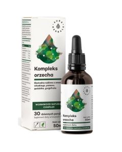 Aura Herbals - Wormwood Natural Complex - Wyciąg z orzecha włoskiego piołunu i goździków - krople 50 ml