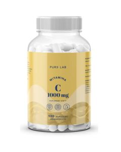 Aura Herbals - Pure Lab Witamina C 1000 mg - 130 kapsułek