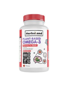 Żelki dla dorosłych Vegan Omega-3 HerbaLand na krążenie - 90 sztuk