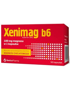 Xenico Pharma Xenimag Magnez + B6 - 50 kaps.