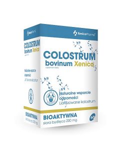 Colostrum Bovinum Xenico Pharma - 60 kapsułek - wspomaga odporność