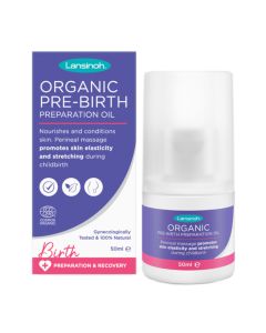 Organiczny olejek do masażu krocza przed porodem Lansinoh Pre-Birth - 50 ml