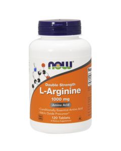 Now Foods L-Arginina - aminokwasy - 1000 mg 120 kaps.