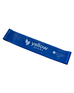 YellowLOOP band yellowSport  elastyczna taśma do ćwiczeń i rehabilitacji-Niebieski