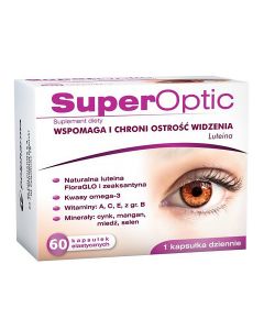 SuperOptic Polpharma - poprawia ostrość widzenia - 60 kapsułek