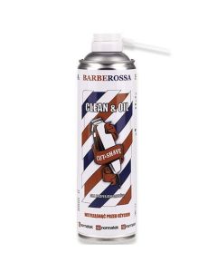 BARBEROSSA - CLEAN & OIL - 5w1 - spray do maszynek - 500 ml