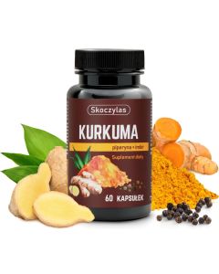 Skoczylas Kurkuma - metabolizm tłuszczy - 60 kapsułek