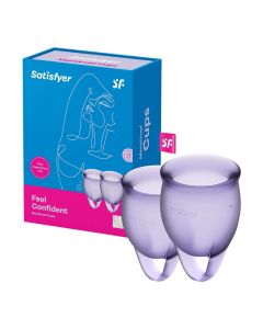 Kubeczki menstruacyjne Satisfyer Feel Confident Menstrual Cup - 15ml i 20ml