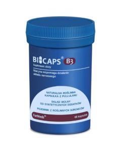 Bicaps B3 - Naturalne wsparcie układu nerwowego - 60 kapsułek