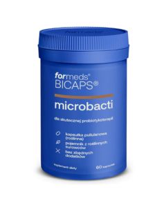 Bicaps MicroBacti - Bakteryjne wsparcie układu pokarmowego - 60 kapsułek