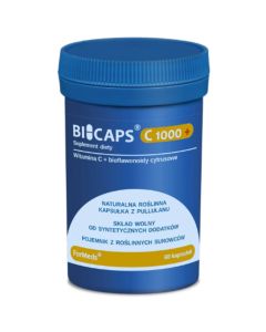 Bicaps C1000+ - Wzbogacone wsparcie odporności - 60 kapsułek