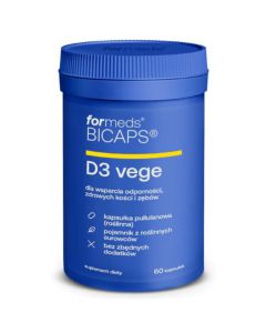 Bicaps D3 Vege - Wsparcie odporności dla wegan - 60 kapsułek