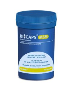 Bicaps MSM - Naturalne wsparcie włosów, skóry i paznokci - 60 kapsułek