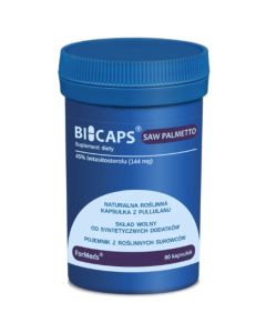 Bicaps Saw Palmetto - Wsparcie funkcji prostaty - 60 kapsułek