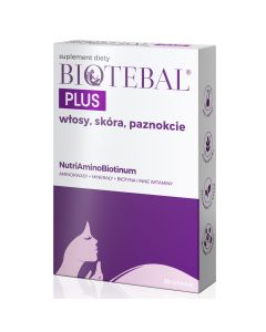 Biotebal Plus Na włosy, skórę i paznokcie - 30 tabletek