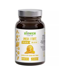 Biowen - Omega 3 Forte 1000 mg EPA, 500 mg DHA - 90 kapsułek