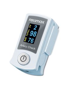 Pulsoksymetr napalcowy Rossmax SB 200 - z technologią ACT kontrolującą stan tętnic