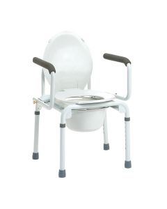 Krzesło toaletowe Vermeiren STACY - z opuszczanymi podłokietnikami
