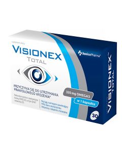 Xenico Pharma Visionex Total - na poprawę wzroku - 30 kapsułek