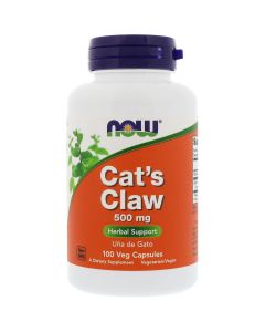 Now Foods Cat's Claw Koci pazur 500 mg - Wzmocnienie układu odpornościowego - 100 kapsułek