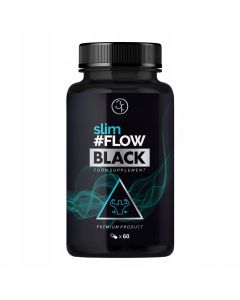 3Flow Solutions slimFLOW BLACK - spalacz tłuszczu dla mężczyzn - 60 kapsułek