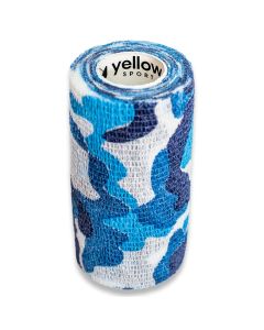 yellowBAND bandaż kohezyjny różne rozmiary i kolory - Niebieski moro - 10 cm