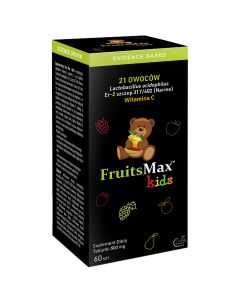 Narine FruitsMax Kids 500 mg -  Wzmacnia organizm dzieci -60 tabletek