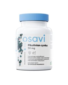 Osavi - Pikolinian cynku 50 mg Zadbaj o swoje zdrowie - 120 kapsułek