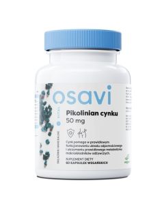 Osavi - Pikolinian cynku 50 mg Zadbaj o swoje zdrowie - 60 kapsułek