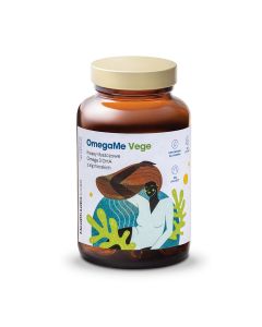 Health Labs Care OmegaMe Vege - Kwasy Omega 3 + witamina D3 dla vegan - 60 kapsułek