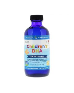 Nordic Naturals Children's DHA 530 mg Kwasy Omega-3 dla dzieci truskawka - 237 ml