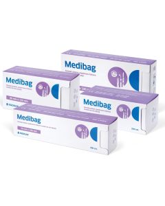 Medibag - Torebki do sterylizacji foliowo-papierowe - 200 sztuk-57 mm x 70 mm