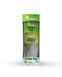 Herbatka ziołowa z żeń-szeniem Herbalex Detox Tea - 14 sztuk