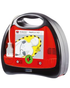 Defibrylator Primedic HeartSave AED z kluczem pediatrycznym (pół-automat, 6-letnia bateria, elektrody SavePads, karta pamięci CF)