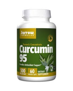 Jarrow Formulas Curcumin (Kurkuma) 95 - 500mg, 60 kaps. - Wsparcie układu trawiennego