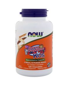 Now Foods Berry Dophilus Kids - Wegański probiotyk dla dzieci - 120 kaps.