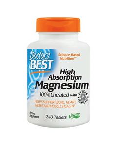 Doctor's Best High Absorption Magnesium - Wysoko przyswajalny magnez - 240 kaps.