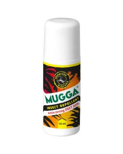 Mugga Strong Roll-on 50% DEET Mleczko na komary i kleszcze - 50 ml