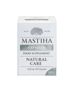 Mastiha 100% naturalne wsparcie dla żołądka - pomoc w Helicobacter pylori i SIBO - 90 kapsułek