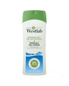 Odświeżający żel pod prysznic Westlab z minerałami soli Epsom - 400 ml