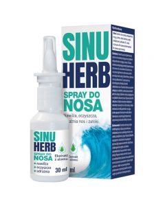 Sinuherb spray do nosa - oczyszcza, nawilża i udrażnia nos - 30 ml