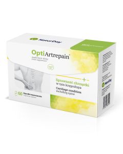 NaturDay OptiArtrepain Spirulina - zdrowe stawy, kości i kręgosłup - 60 kaps.