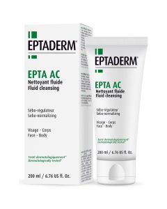 Eptaderm EPTA AC Cleansing Fluid - oczyszczanie skóry tłustej i trądzikowej - 200ml