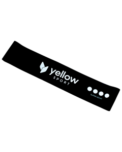YellowLOOP band yellowSport  elastyczna taśma do ćwiczeń i rehabilitacji-Czarny