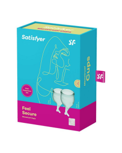 Kubeczki menstruacyjne Satisfyer Feel Secure Menstrual Cup - 15ml i 20ml