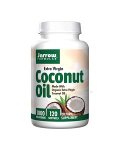 Jarrow Formulas Extra Virgin Coconut Oil - Olej kokosowy - 1000mg 120 kaps.