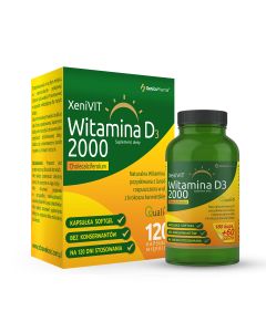 Xenico Pharma XeniVIT Witamina D3 2000 - 120 kapsułek