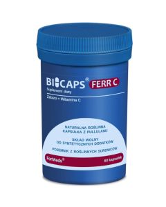 Bicaps Ferr C - Wsparcie w transporcie tlenu w organizmie - 60 kapsułek