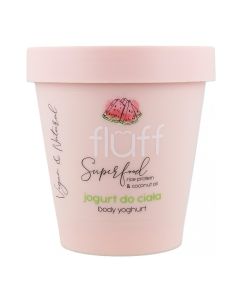 Fluff Jogurt Do Ciała  - Nawilżający balsam superfood - 180 ml - Soczysty Arbuz