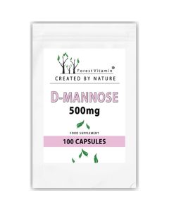 Forest Vitamin D-Mannoza - Wsparcie układu moczowego - 100 kapsułek